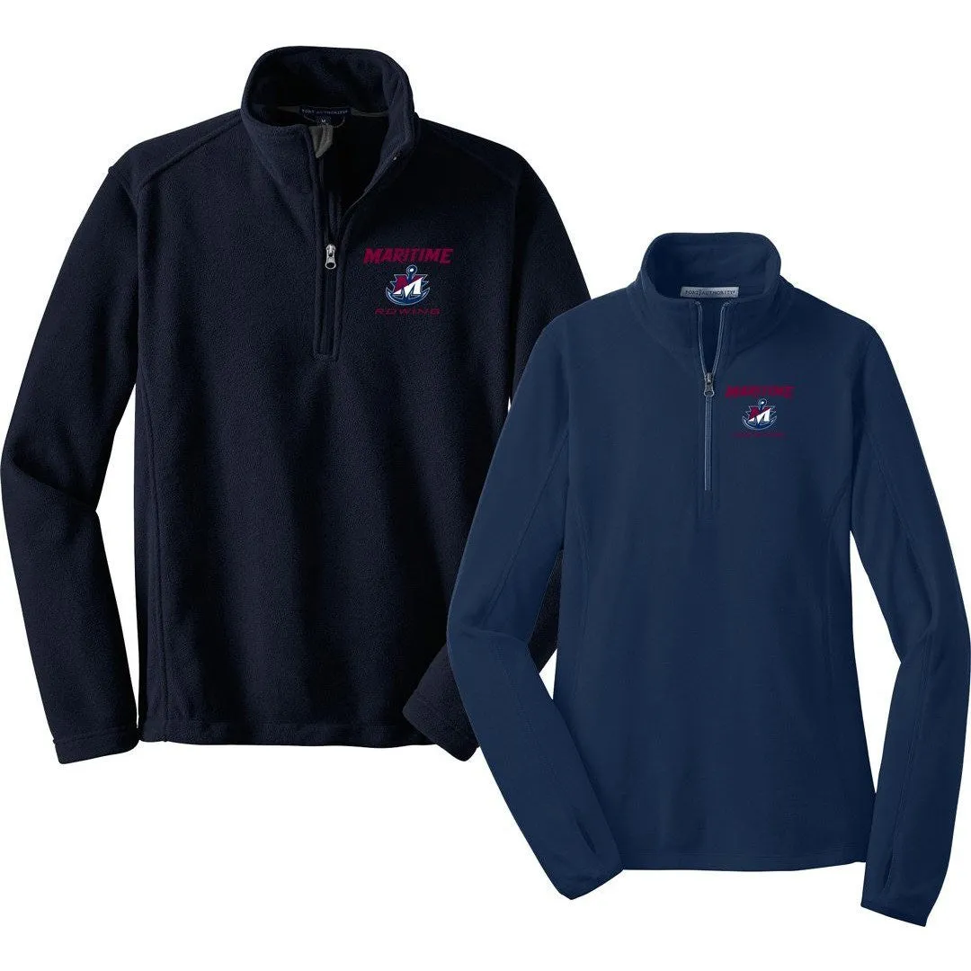 1/4 Zip Maritime Rowing Fleece Pullover