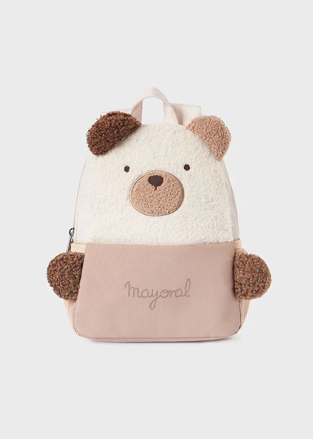 19354 Mayoral Teddy Bear Fleece Backpack