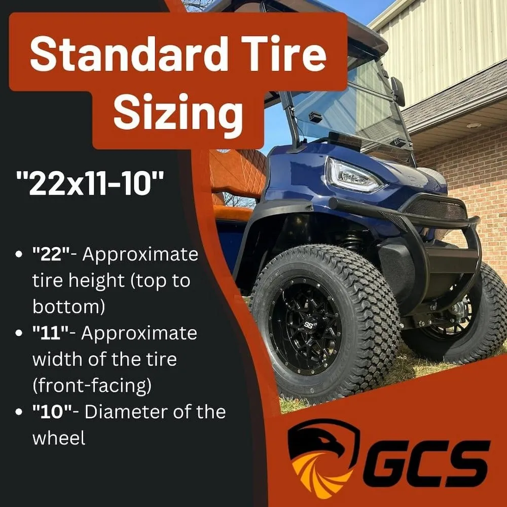 22x11-10 Wanda All Terrain Off Road Golf Cart Tires