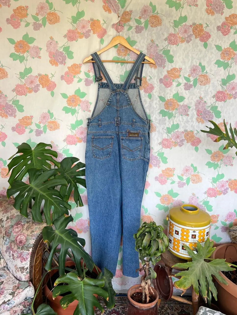 90's Oversized Denim Overall