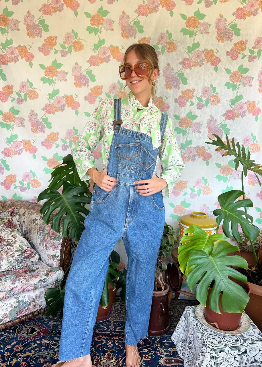 90's Oversized Denim Overall