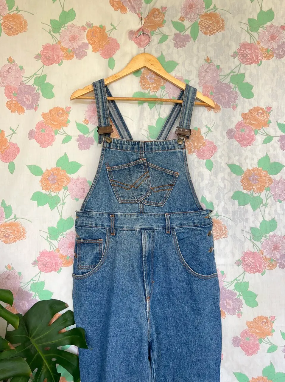 90's Oversized Denim Overall