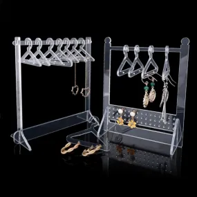 Acrylic Transparent Earrings Stand Organizer