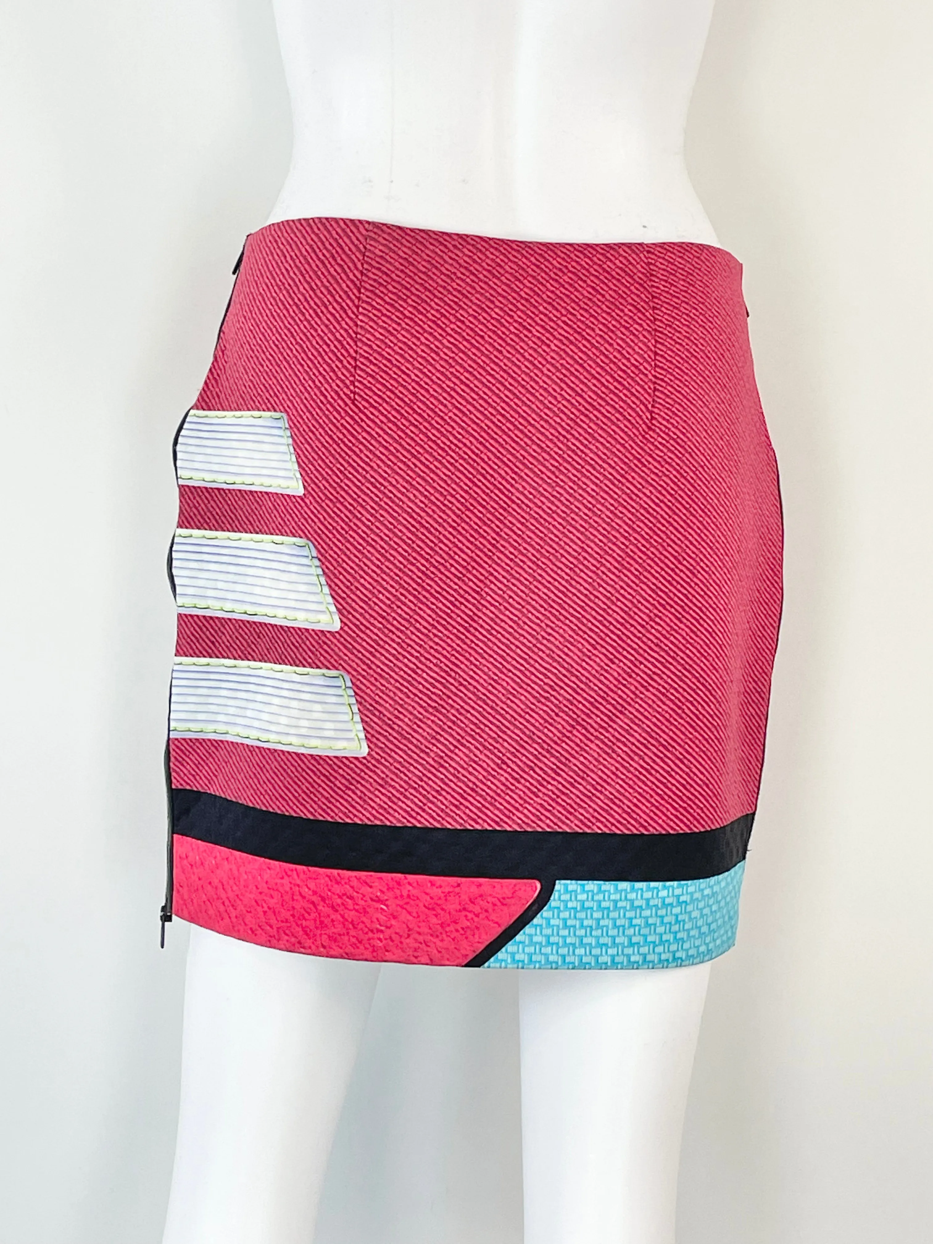 Adidas x Mary Katrantzou Sneaker Print Mini Skirt - AU10