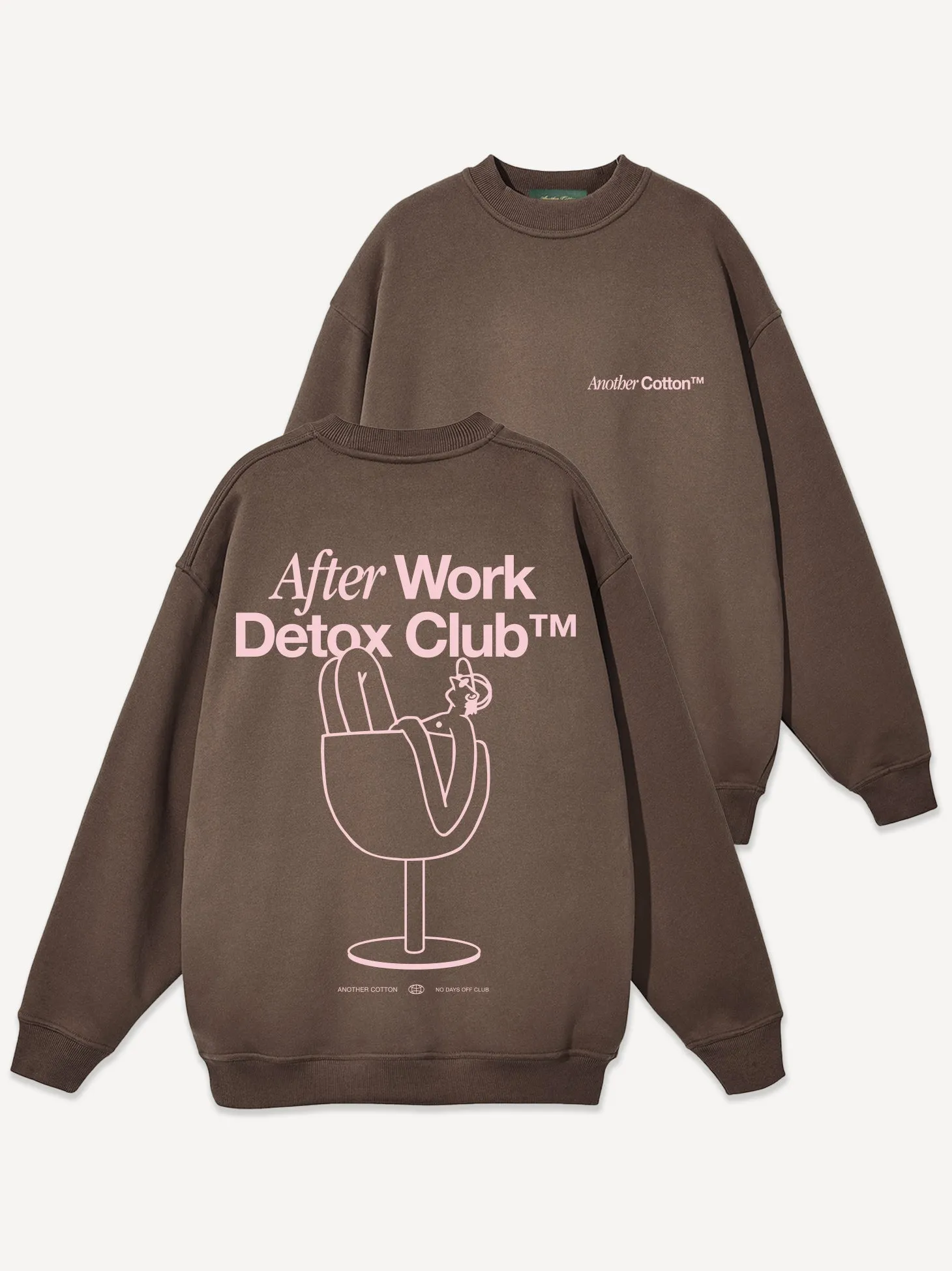 After Work Detox Club Oversize Sweatshirt