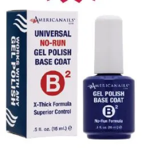 Americanails Universal No-Run Gel Polish Base Coat Maximum Adhesion 0.5 oz