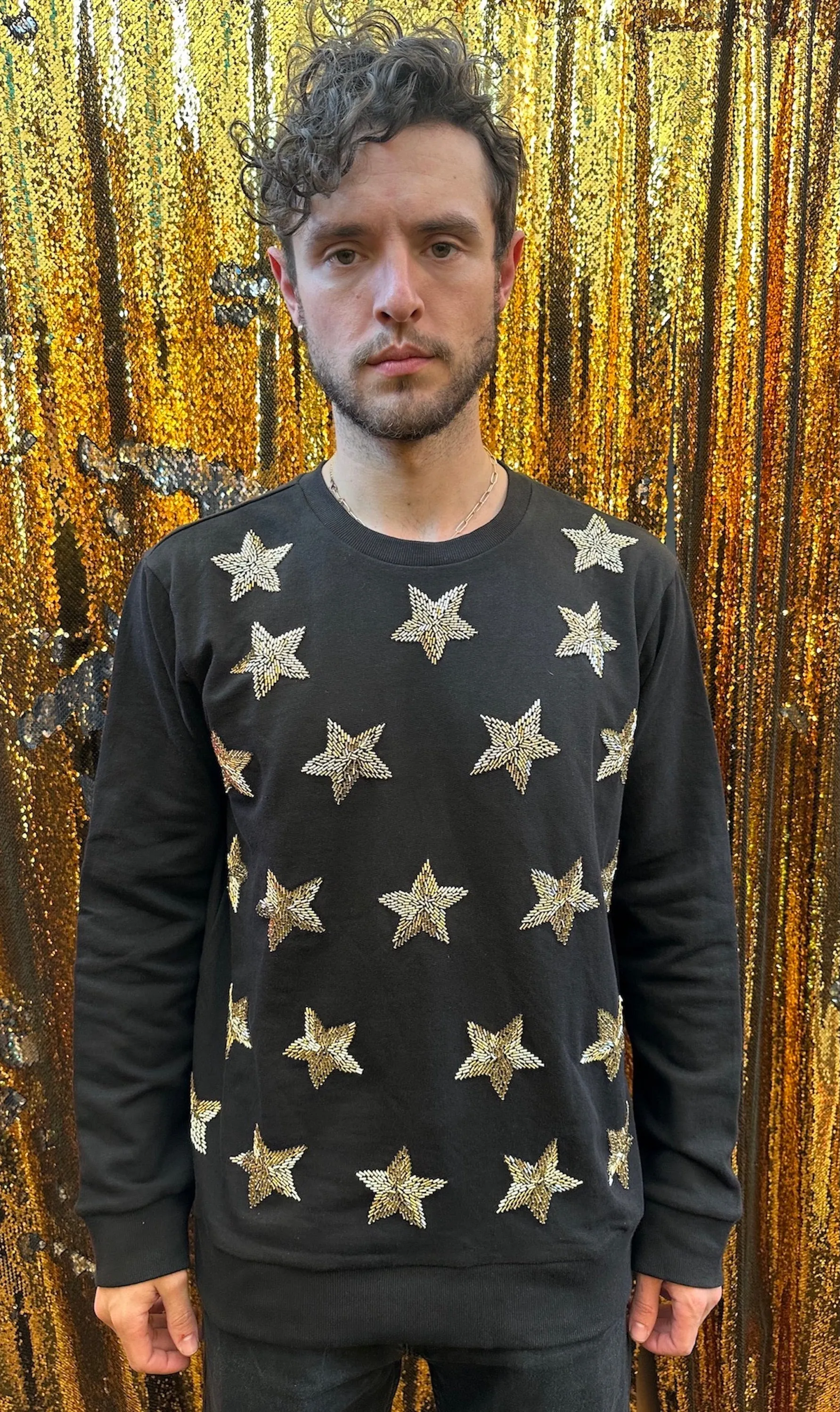 Any Old Iron Mens Goldie Star Sweatshirt