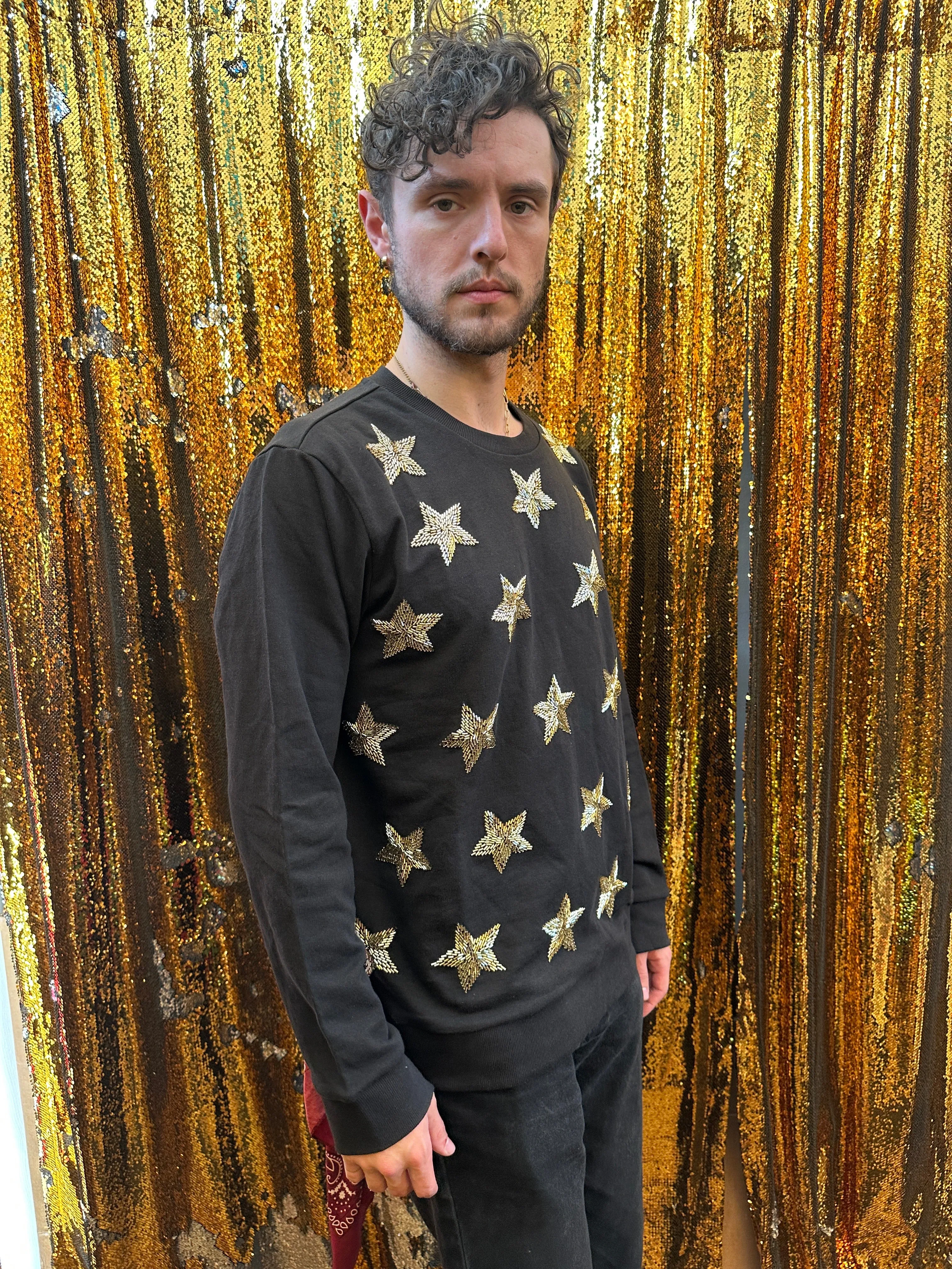 Any Old Iron Mens Goldie Star Sweatshirt