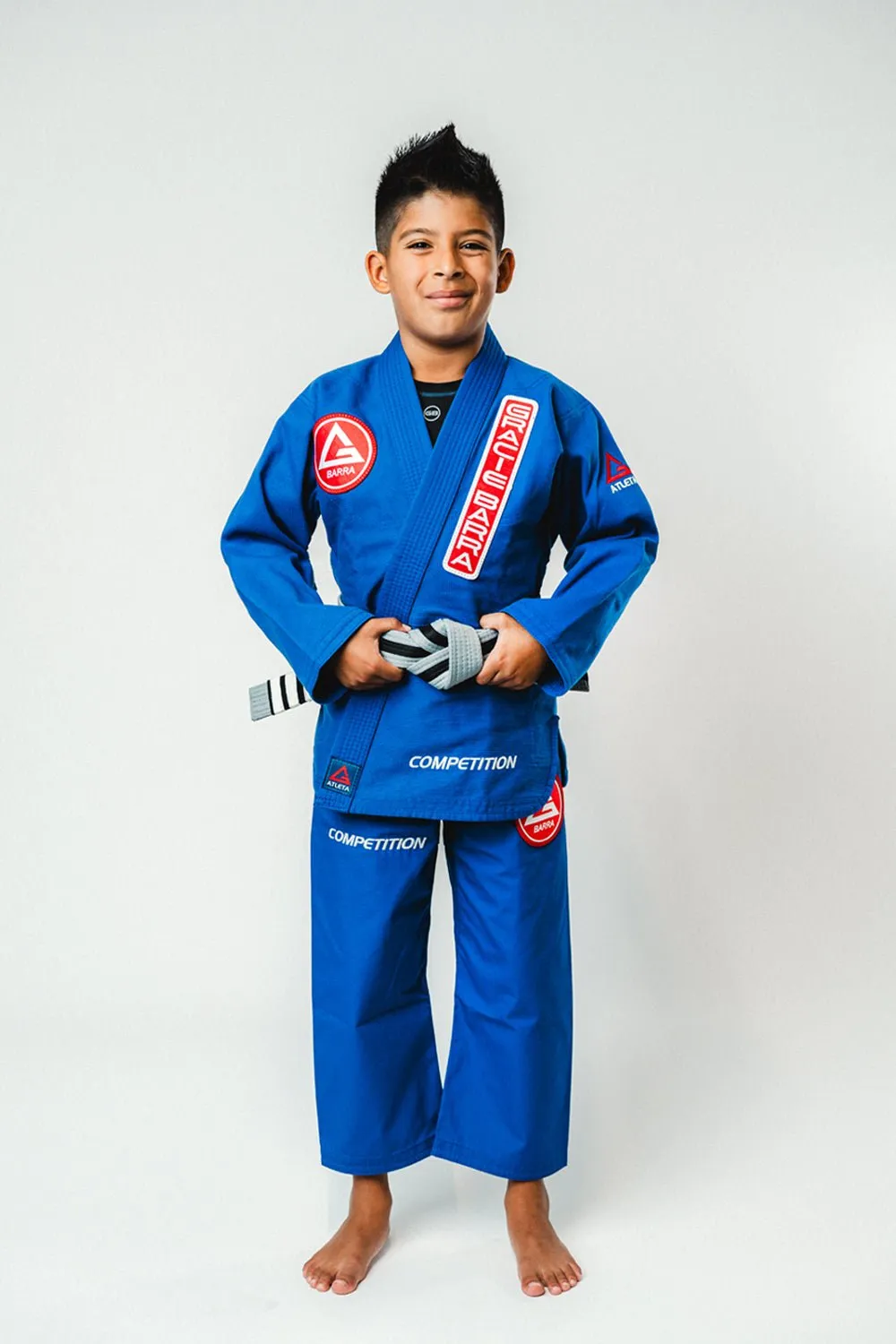 AtletaGB V4 Youth Kimono - Blue