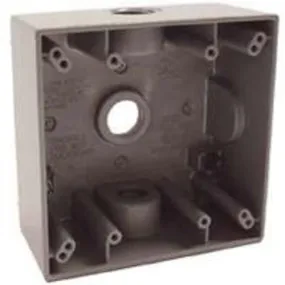 Bell 5333-0 Outlet Boxes, Aluminum, 2", Gray