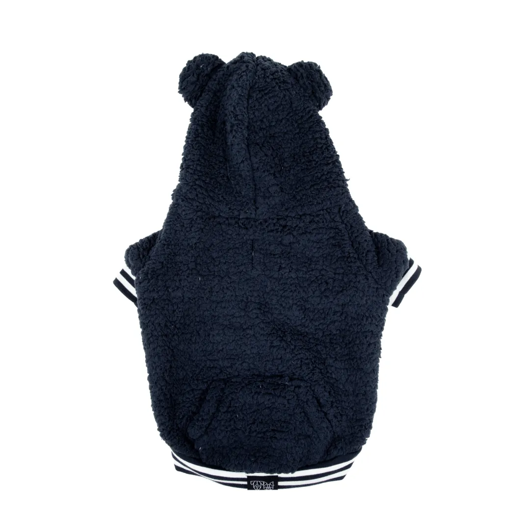 Big & Little Dogs Navy Teddy Hoddie Dog Jumper