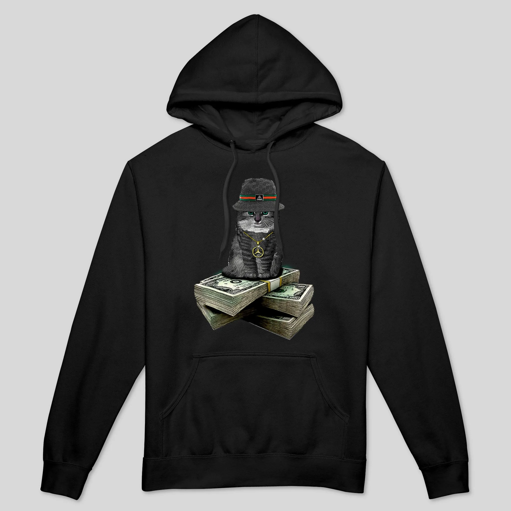 BIG DADDY KITTY MEN'S HOODIE