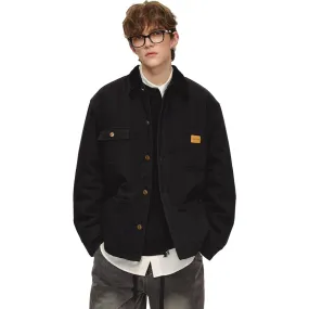 Black Michigan Workwear Quilted Jacket