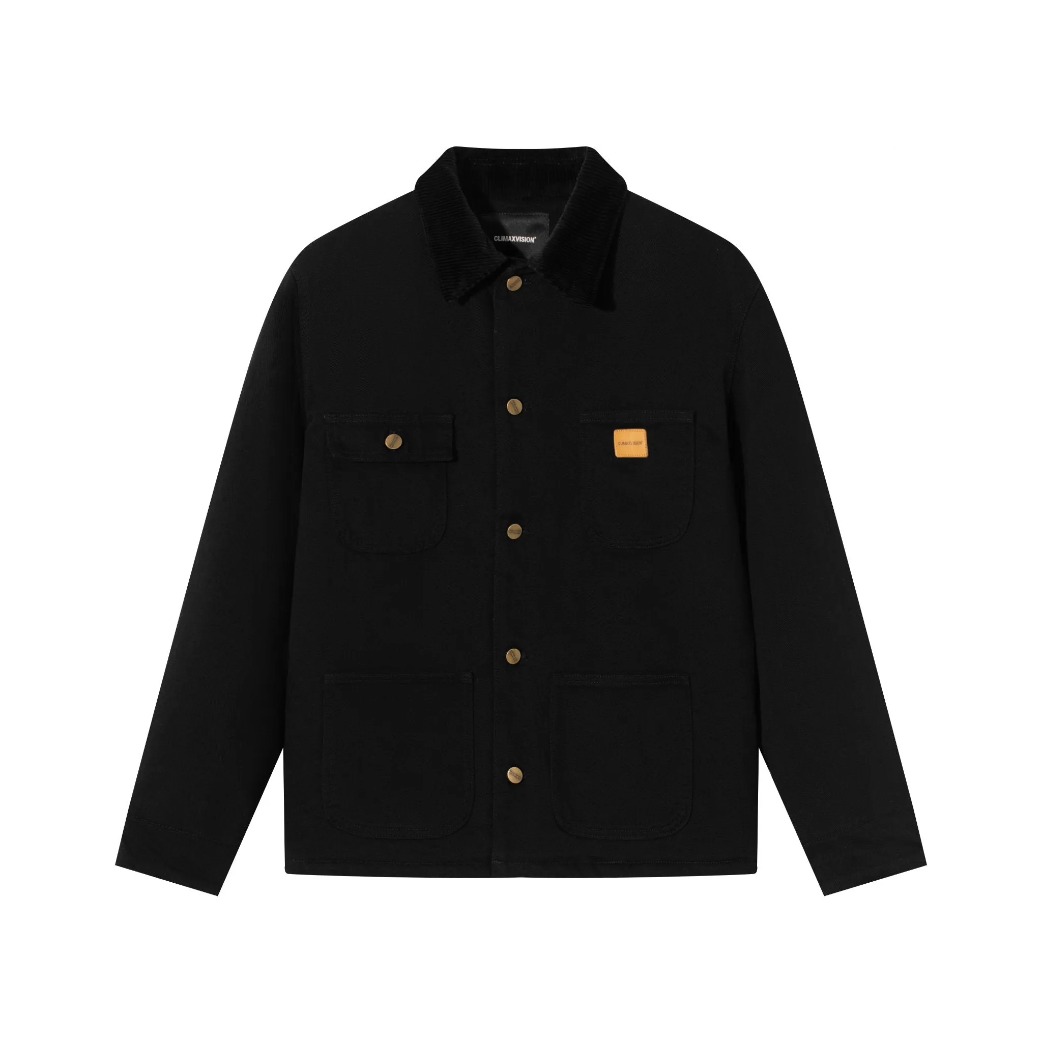 Black Michigan Workwear Quilted Jacket