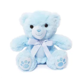 BLUE TEDDY BEAR W/PAWS 15CM