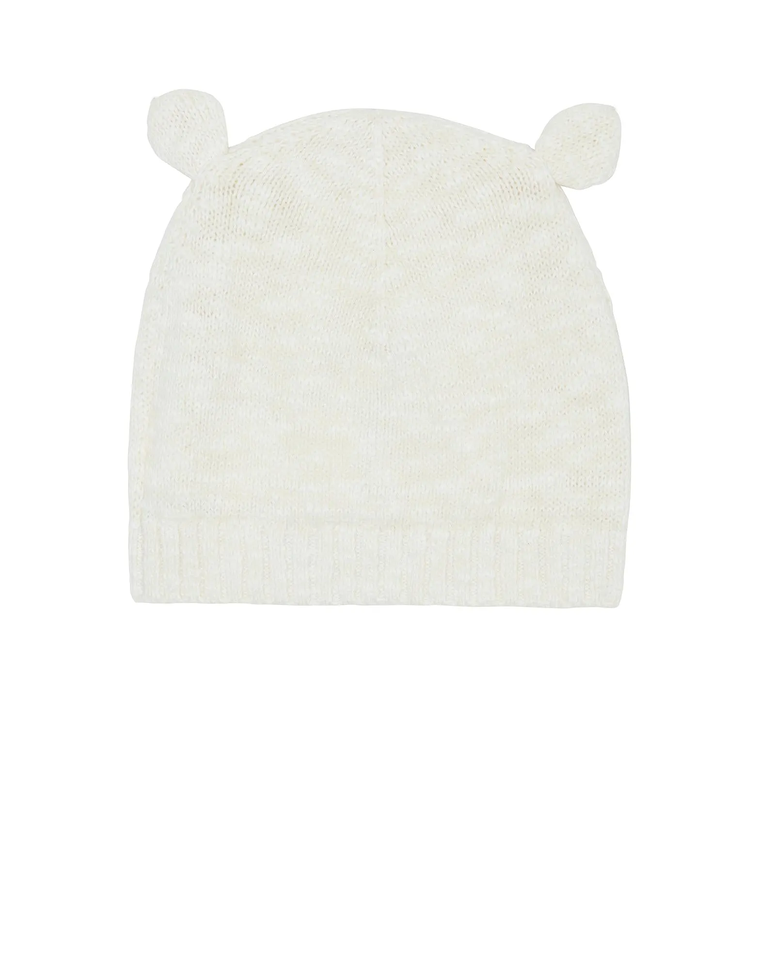 Bonnet Teddy Beige En Maille Jacquard