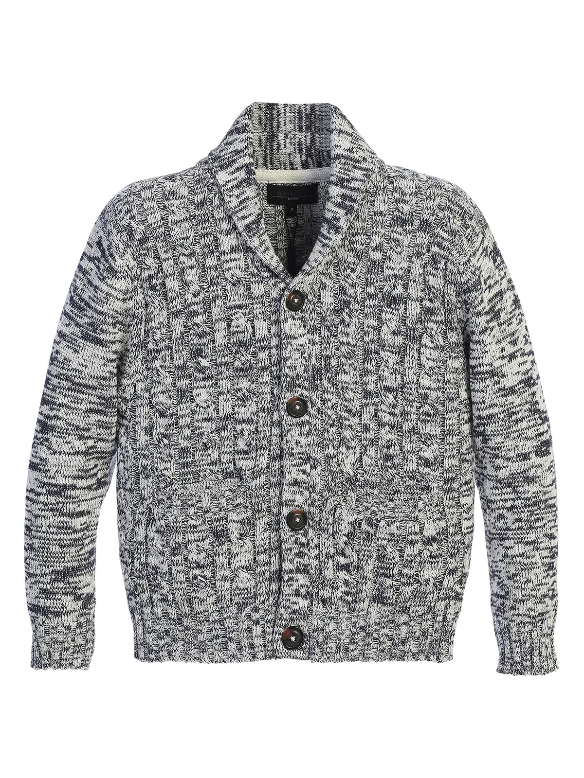 Boy's Shawl Collar Cardigan Sweater