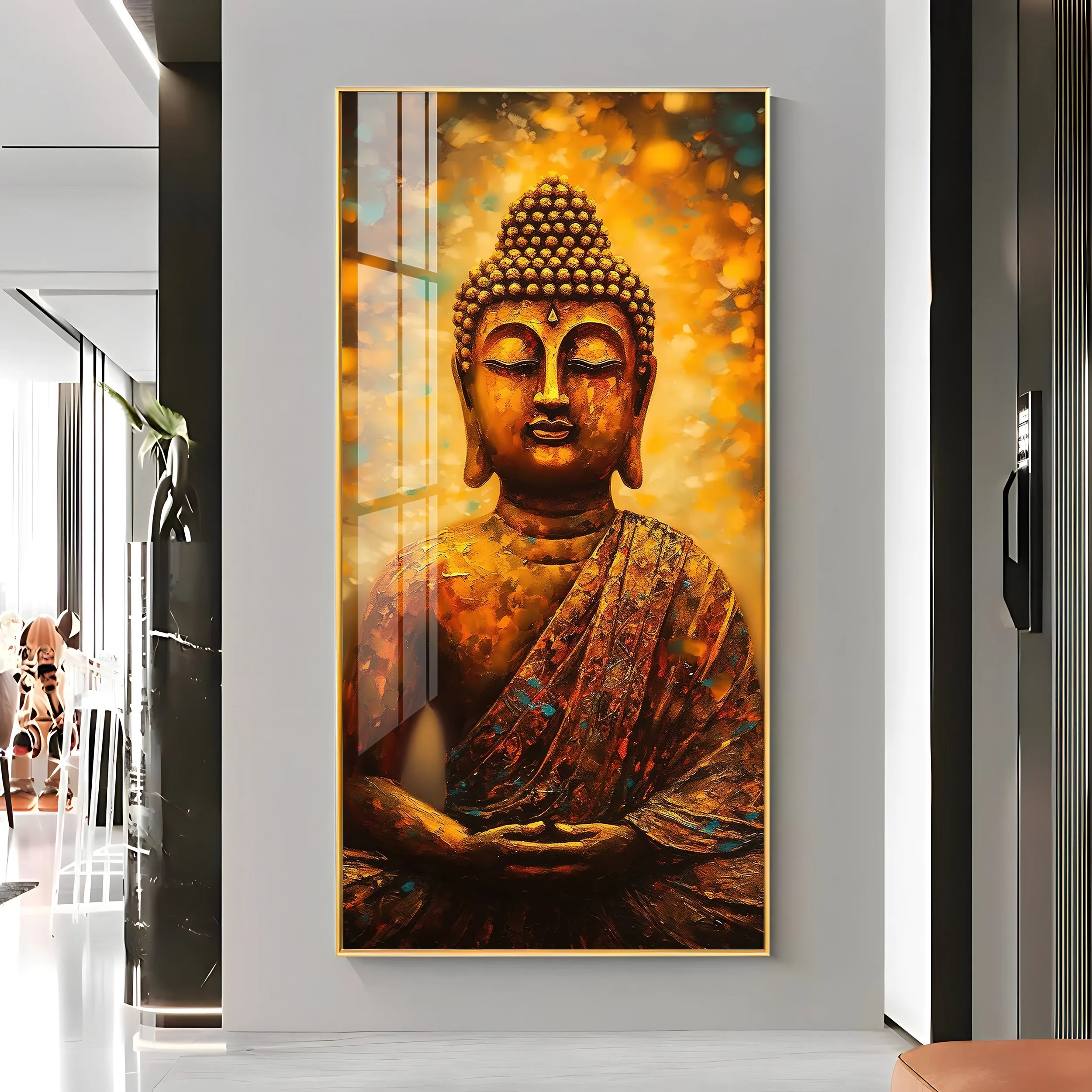 Buddha Serenity Premium Acrylic Vertical Wall Art