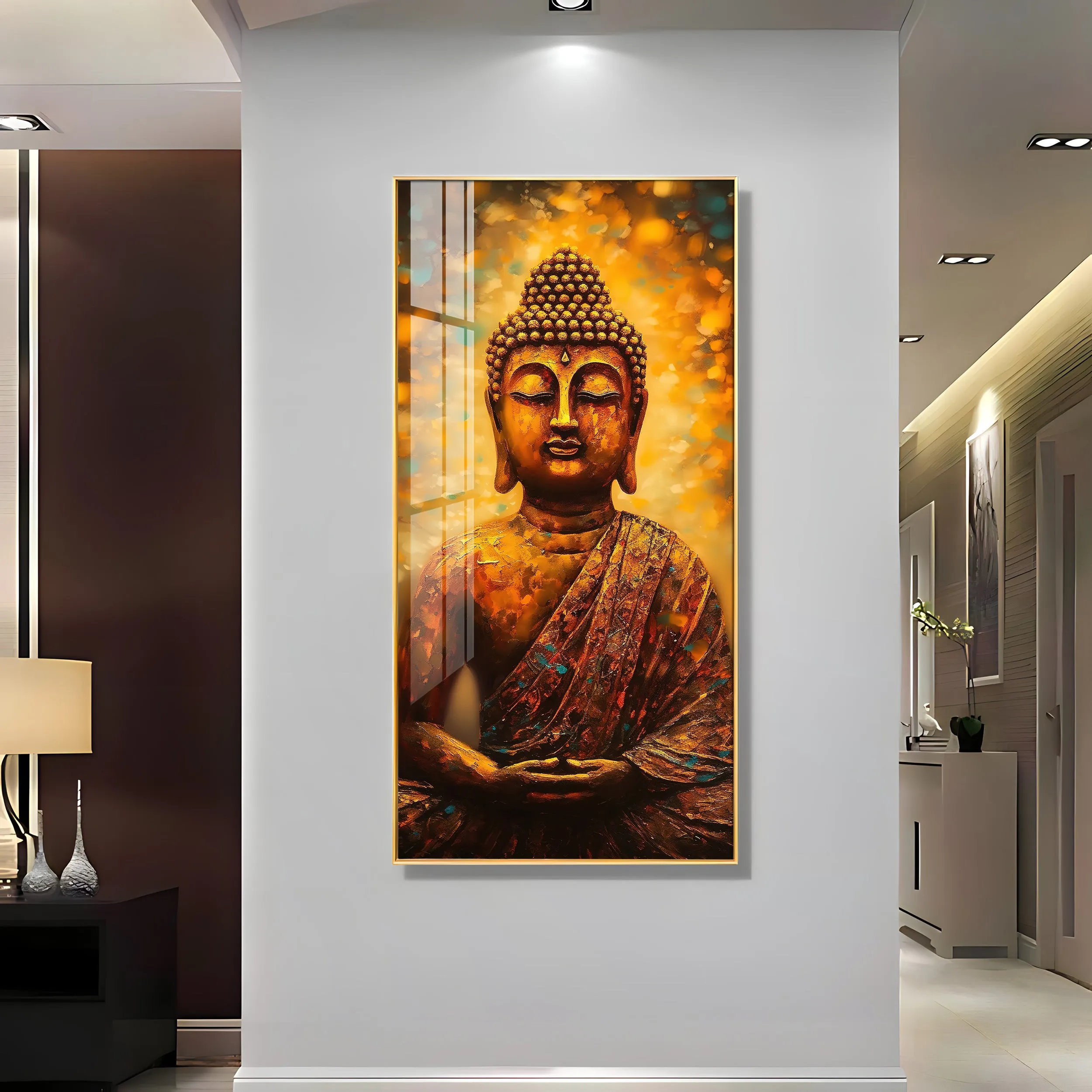 Buddha Serenity Premium Acrylic Vertical Wall Art