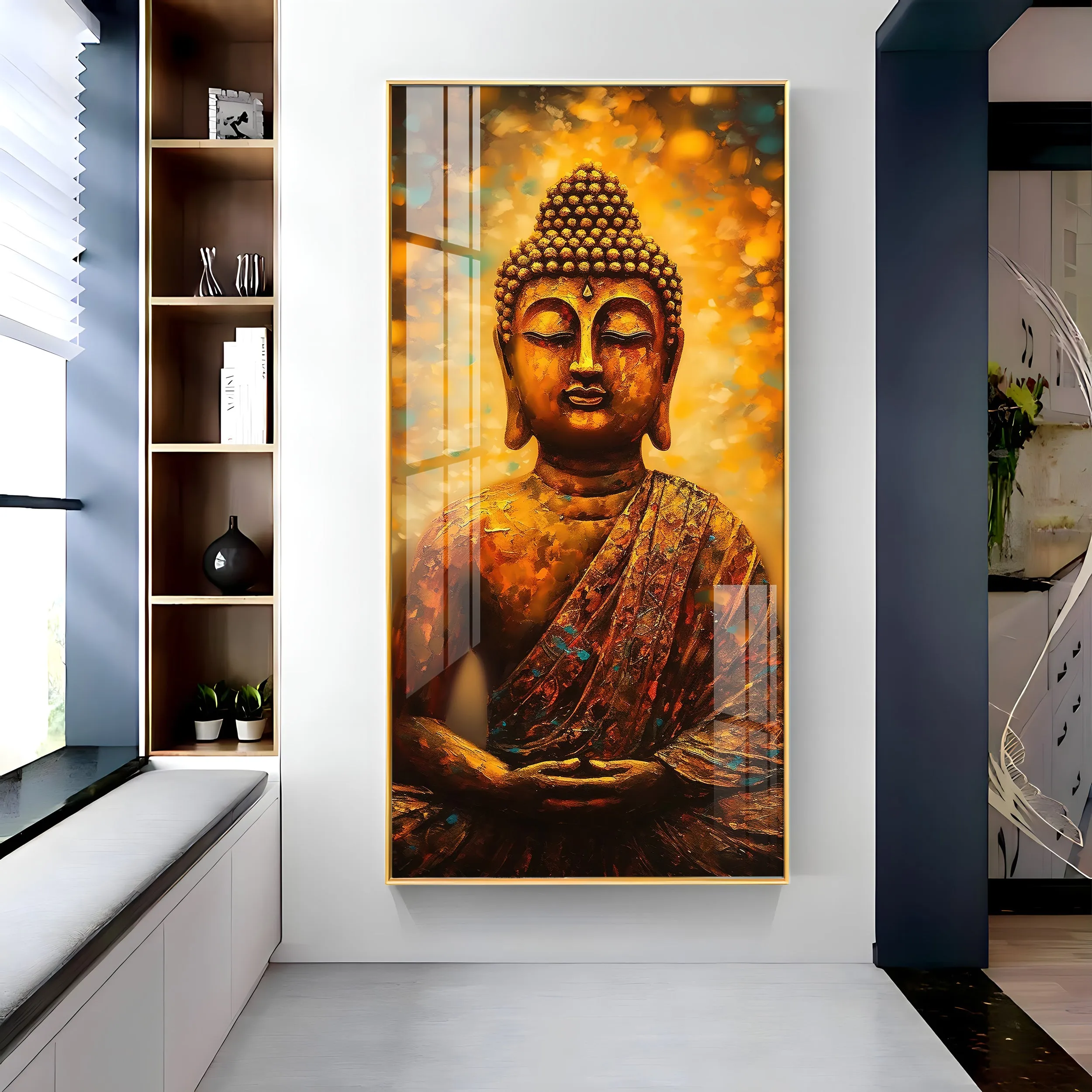 Buddha Serenity Premium Acrylic Vertical Wall Art