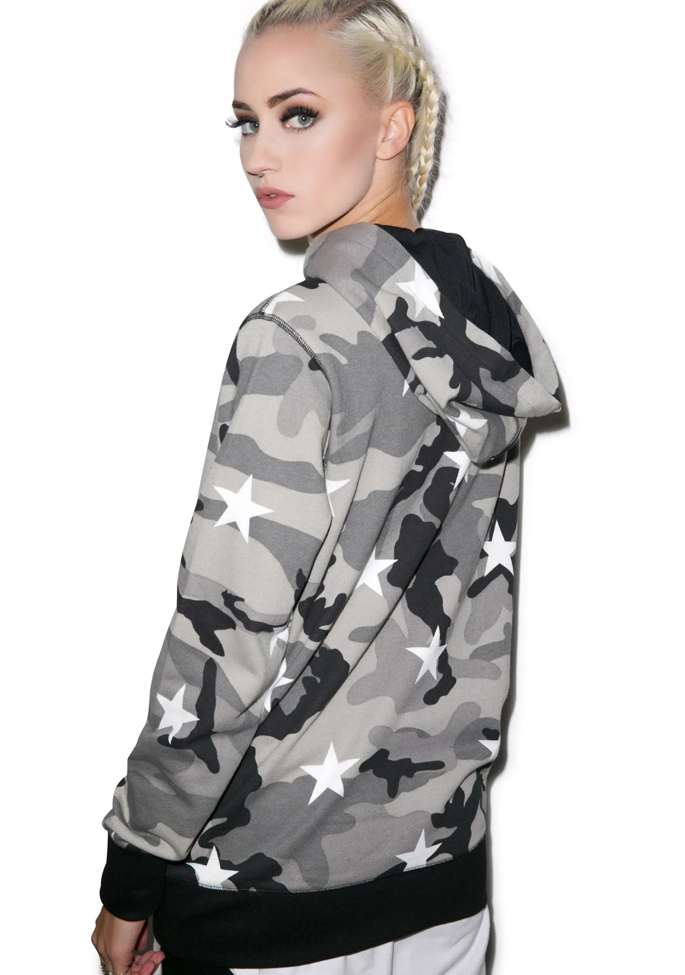 Camo Stars Pullover