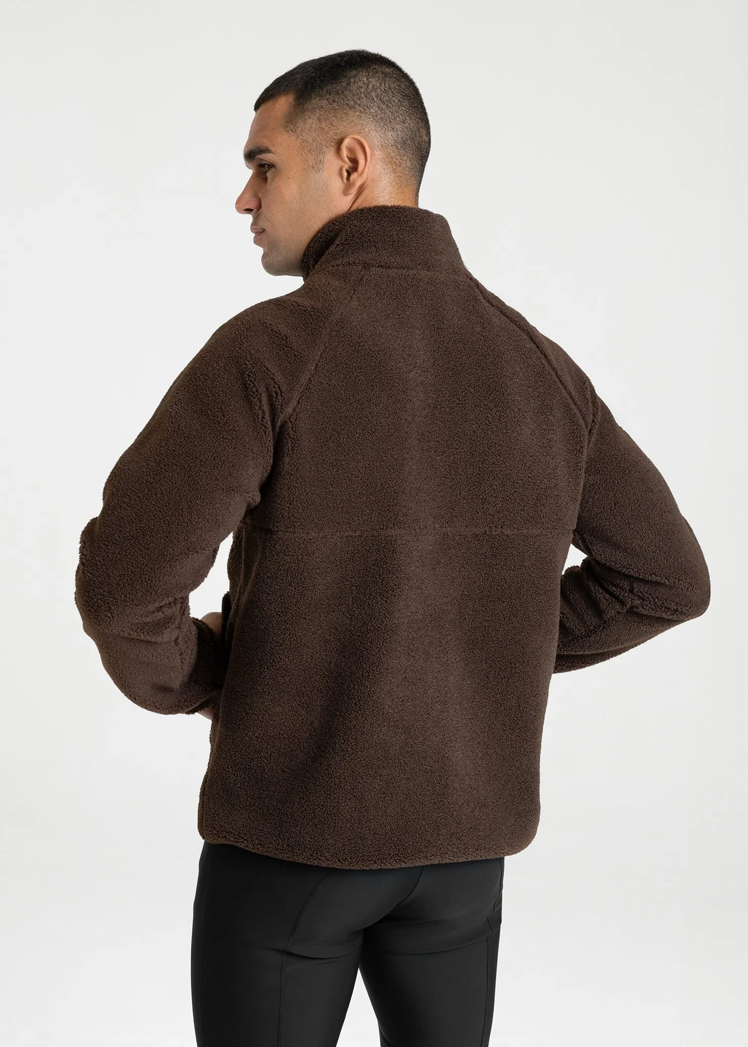 Clan Teddy Halfzip (Chocolate)