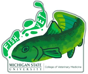 College of Veterinary Medicine Fish Vet Sticker