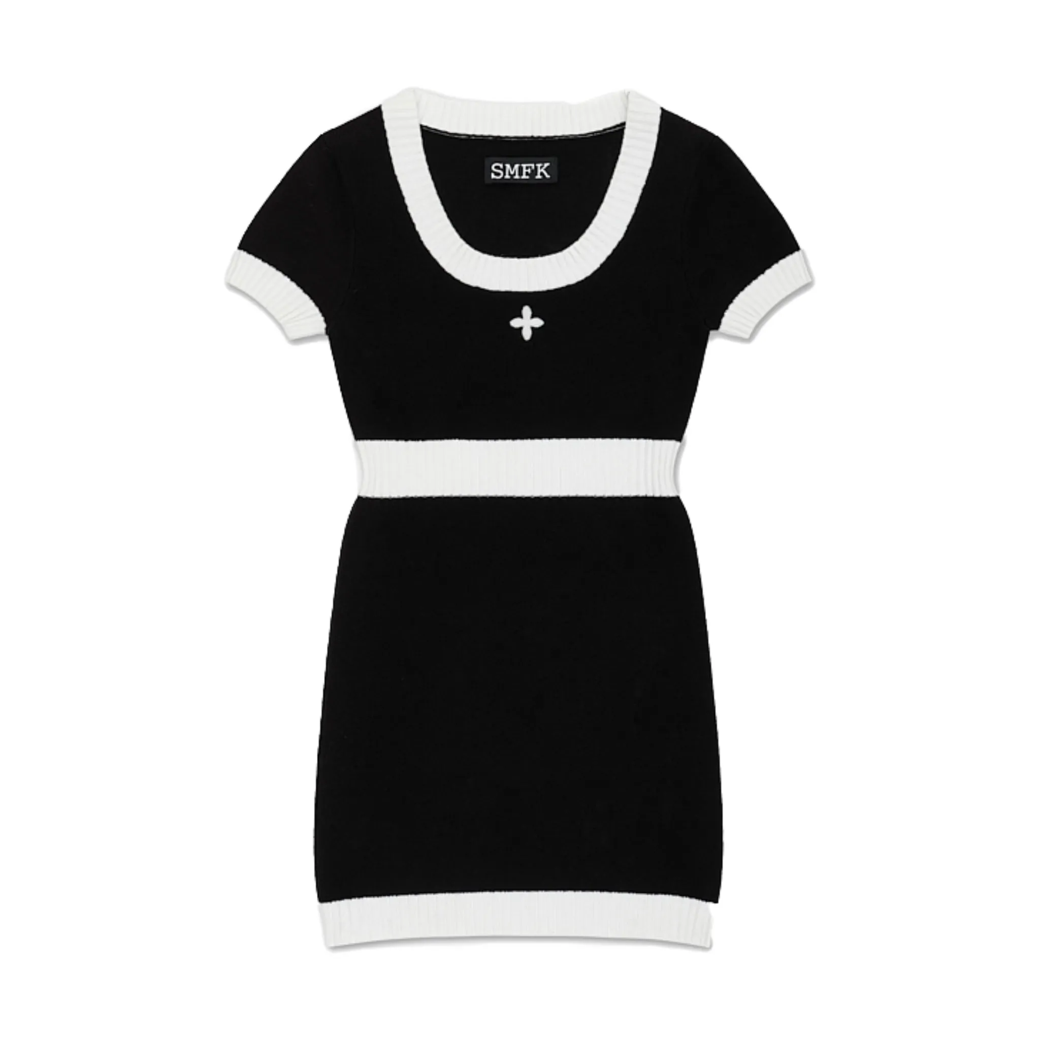 Compass Classic Cashmere Knit Dress Black