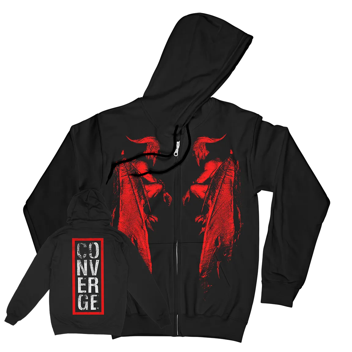 Converge "Devil Inside" Zip-Up Sweatshirt