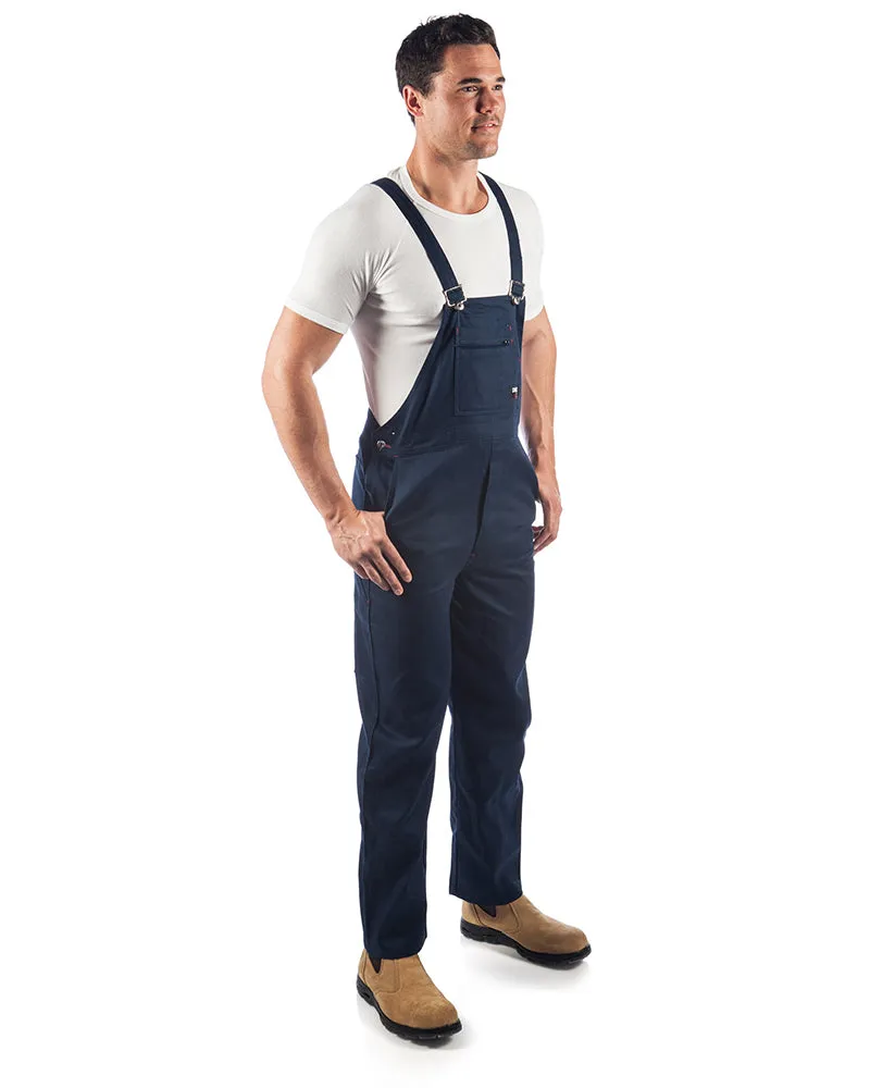 Cotton Drill Bib And Brace Overall - Navy