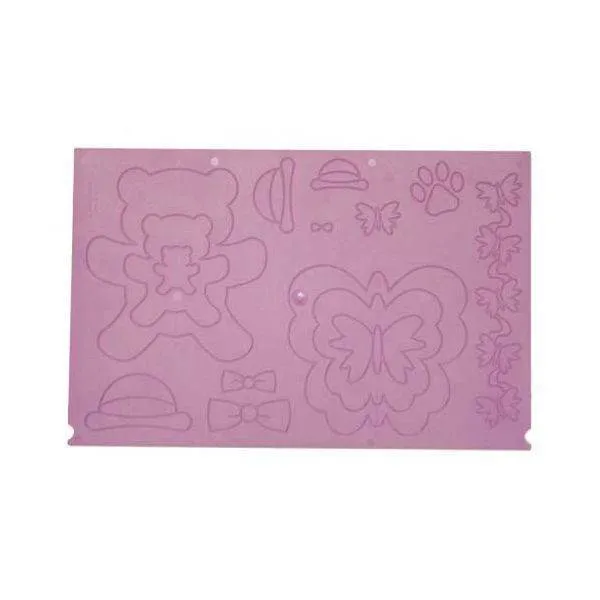 Crafter's Companion Ultimate Pro Embossing Board - Teddy Surprise and Butterflies