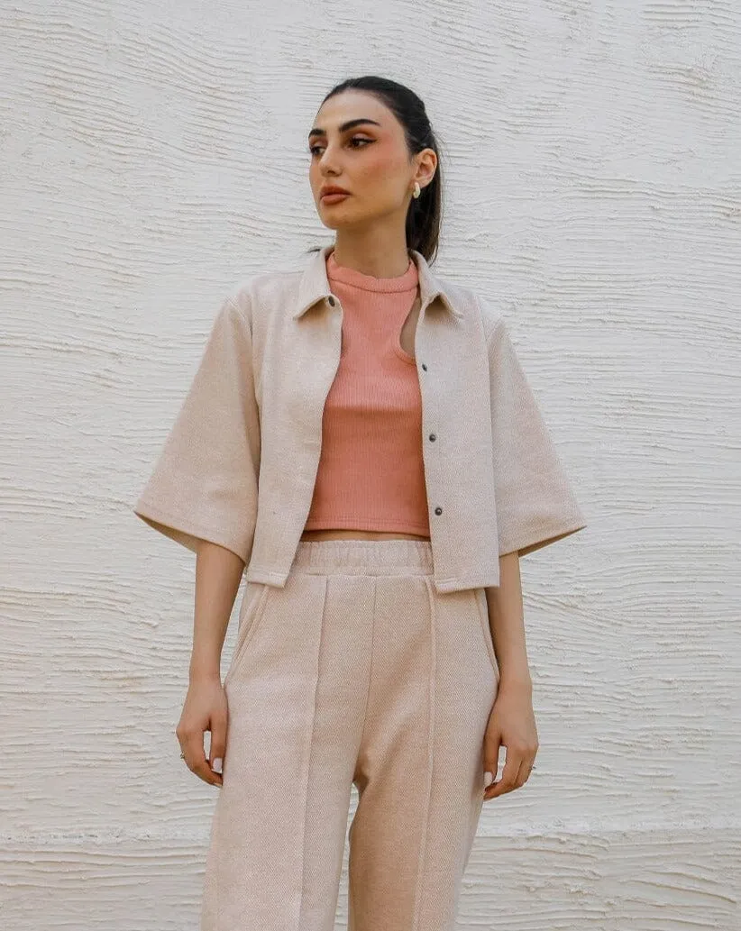 Cropped Structure Jacket