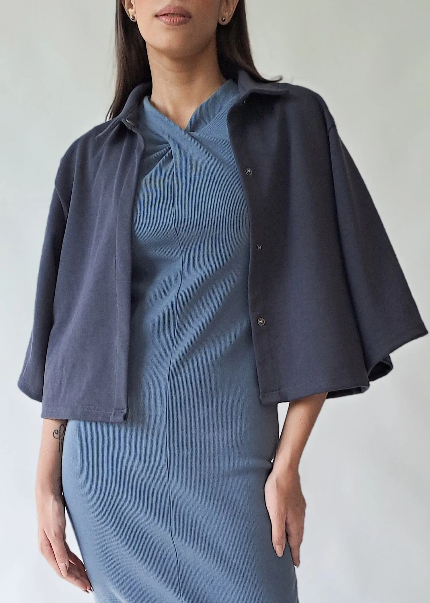 Cropped Structure Jacket