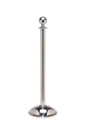 Crowd Control Barrier Stanchions Elegance Ball Top Dome Base