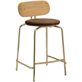 Curious Counter Stool with Teddy Cushion