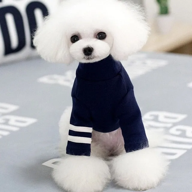 Cute Sporty Winter Clothing Warm Small Dog Sweatshirt