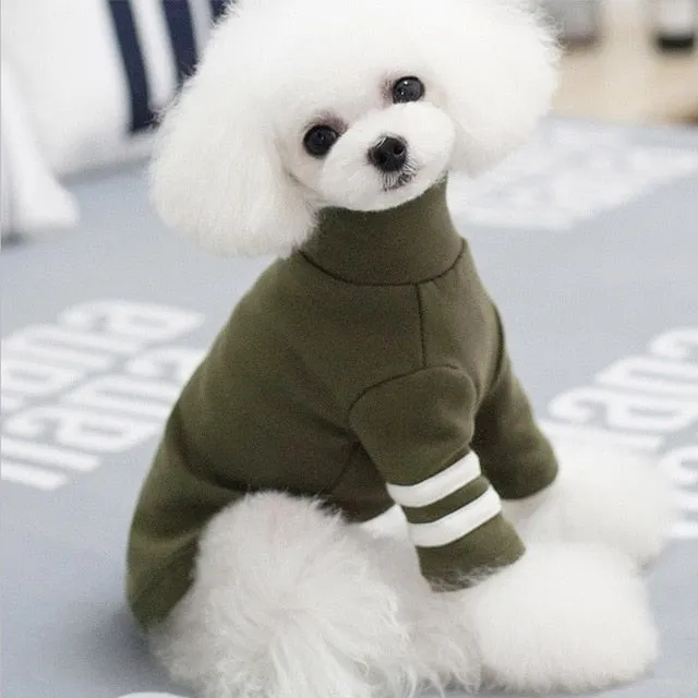 Cute Sporty Winter Clothing Warm Small Dog Sweatshirt