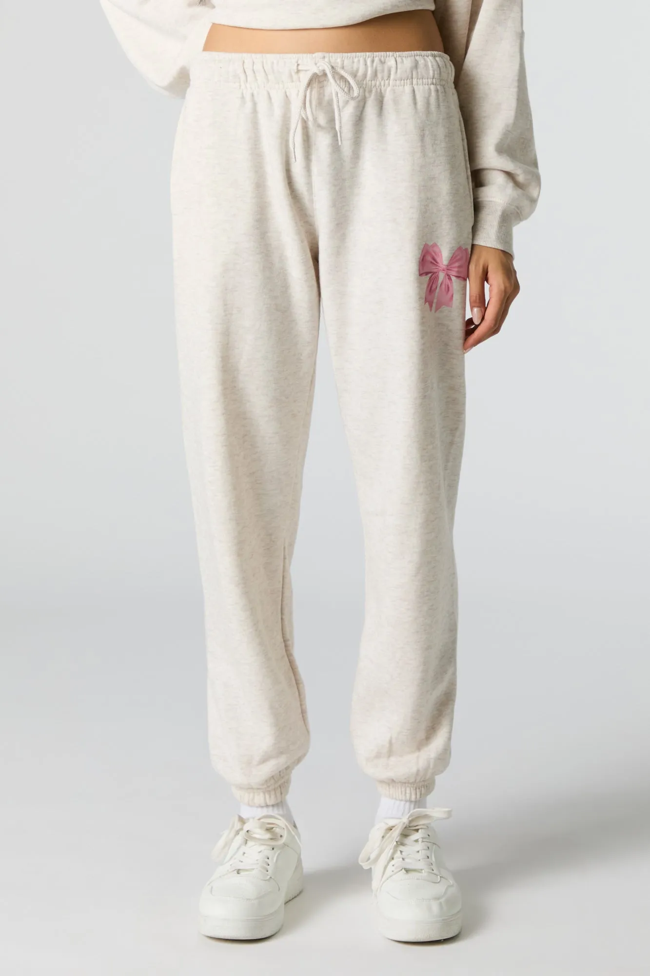 Cutesy Graphic Fleece Jogger