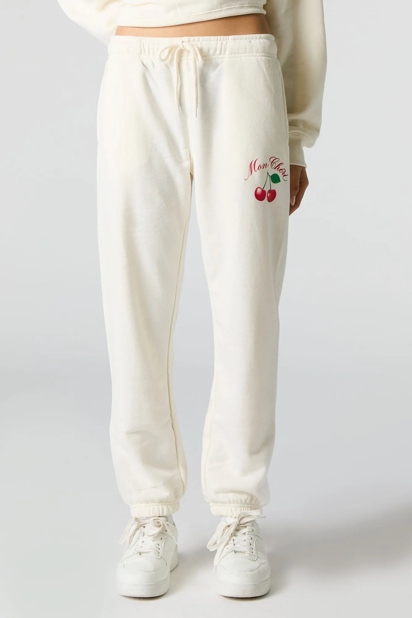 Cutesy Graphic Fleece Jogger