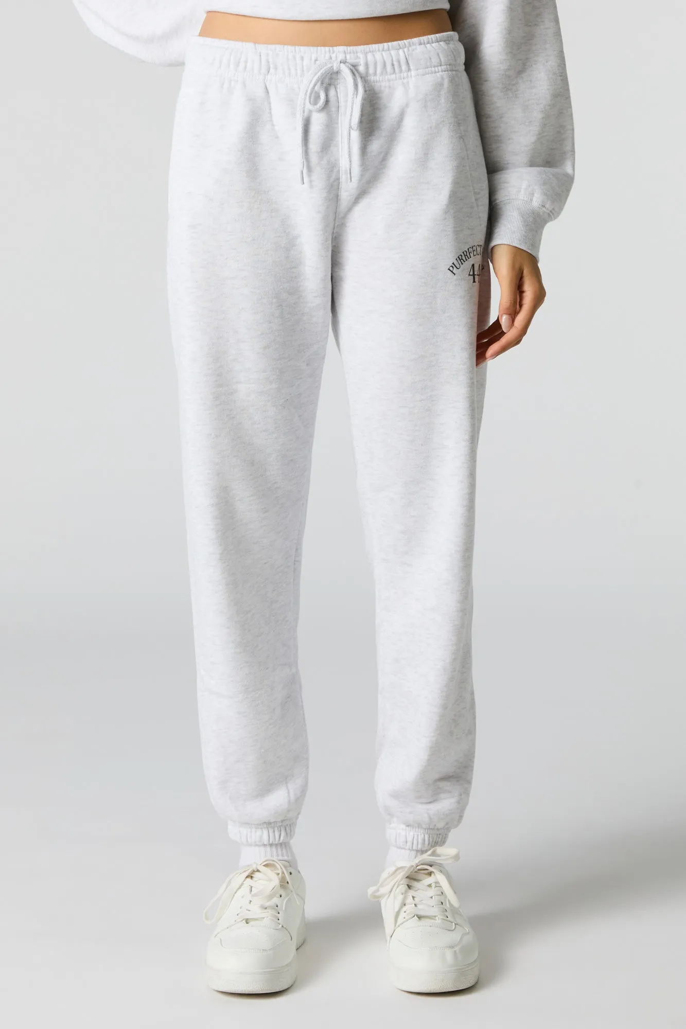 Cutesy Graphic Fleece Jogger