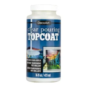 Deco Art - Pouring Top Coat 16oz - Clear*