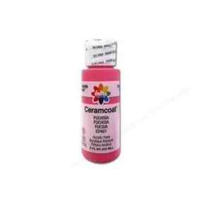 Delta - Ceramcoat Acrylic Paint 2Oz - Fuchsia - Semi-Opaque*