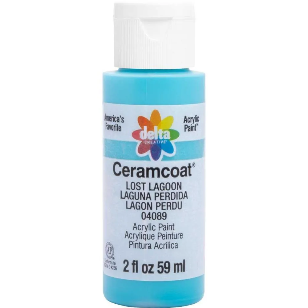 Delta Ceramcoat Acrylic Paint 2oz - Lost Lagoon*