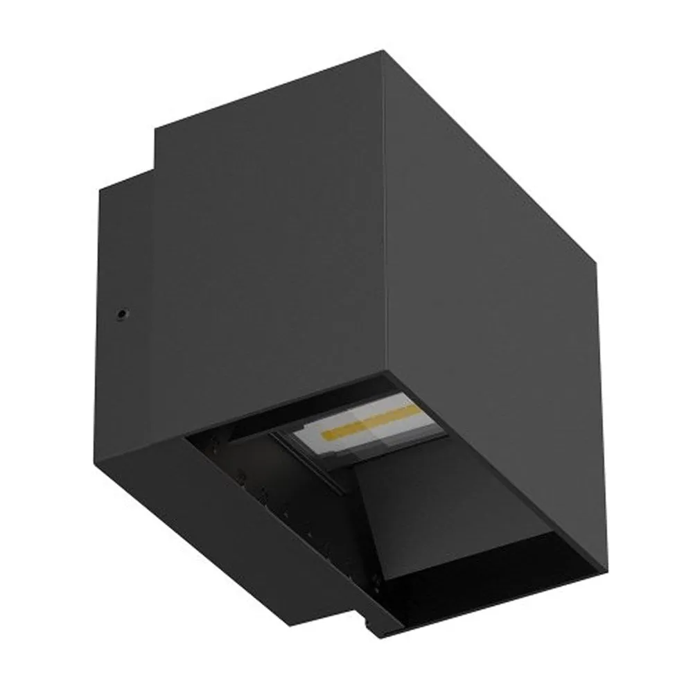 Denver MK-II Outdoor Up/Down LED Wall Light 10w in Black