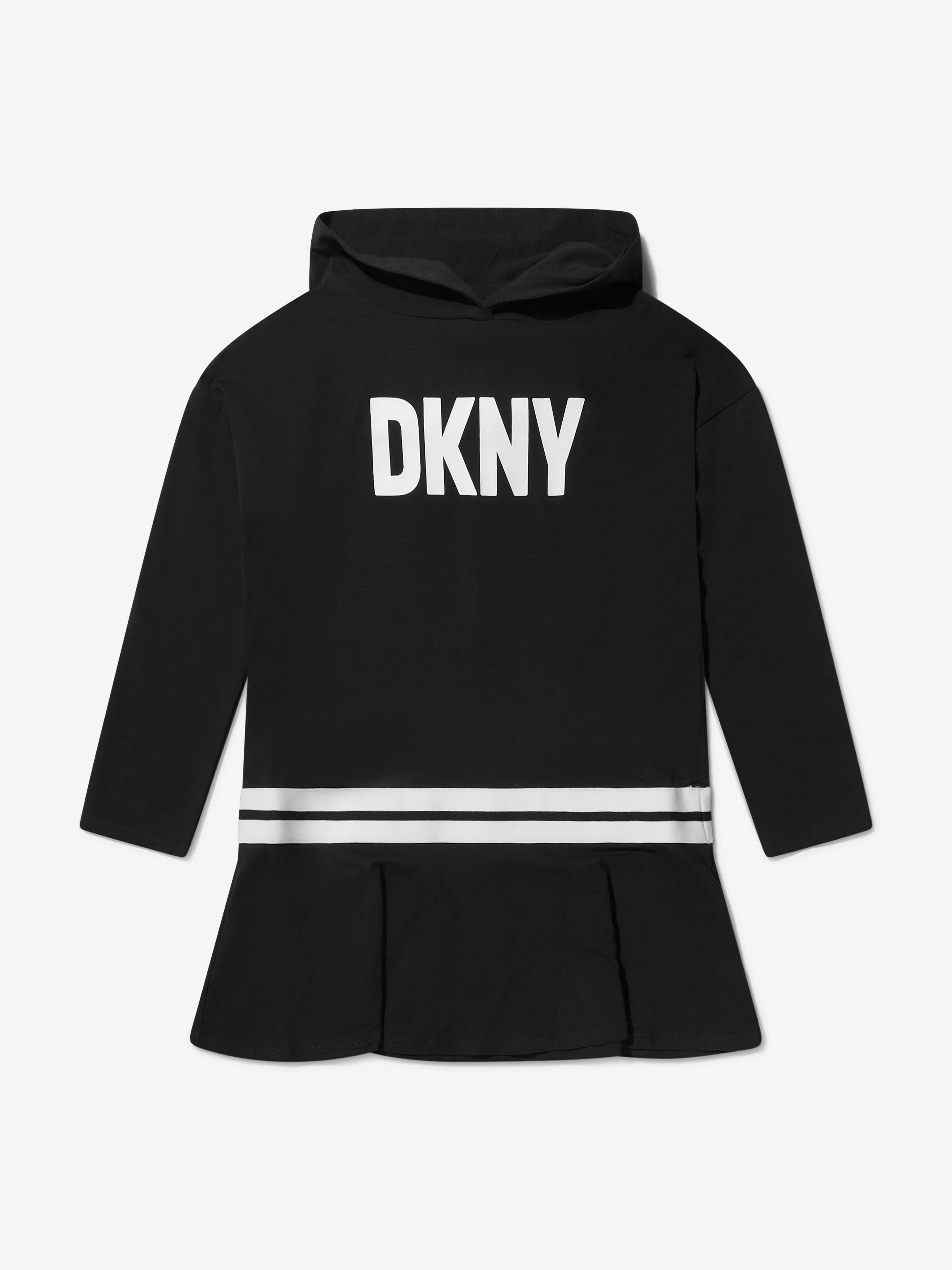 DKNY Girls Hooded Sweater Dress