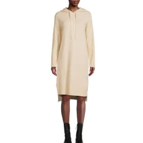 DKNY Hooded Cashmere Blend Sweater Dress (2 COLORS)