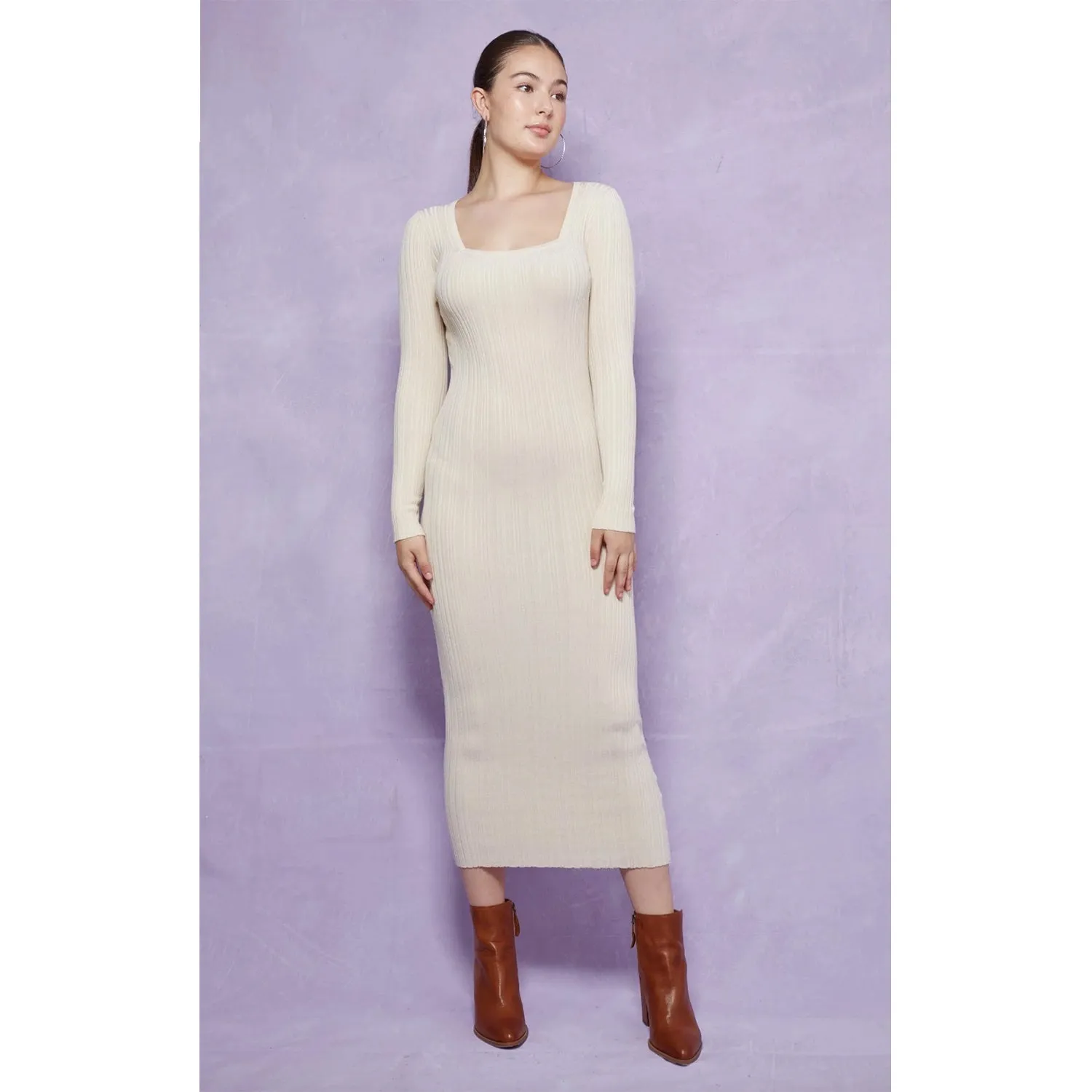 Dress Knit Twiggy - Vanilla