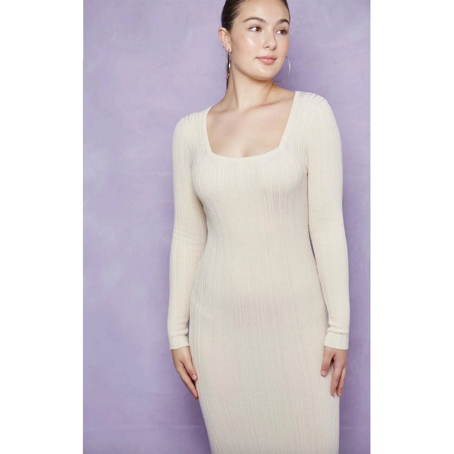 Dress Knit Twiggy - Vanilla