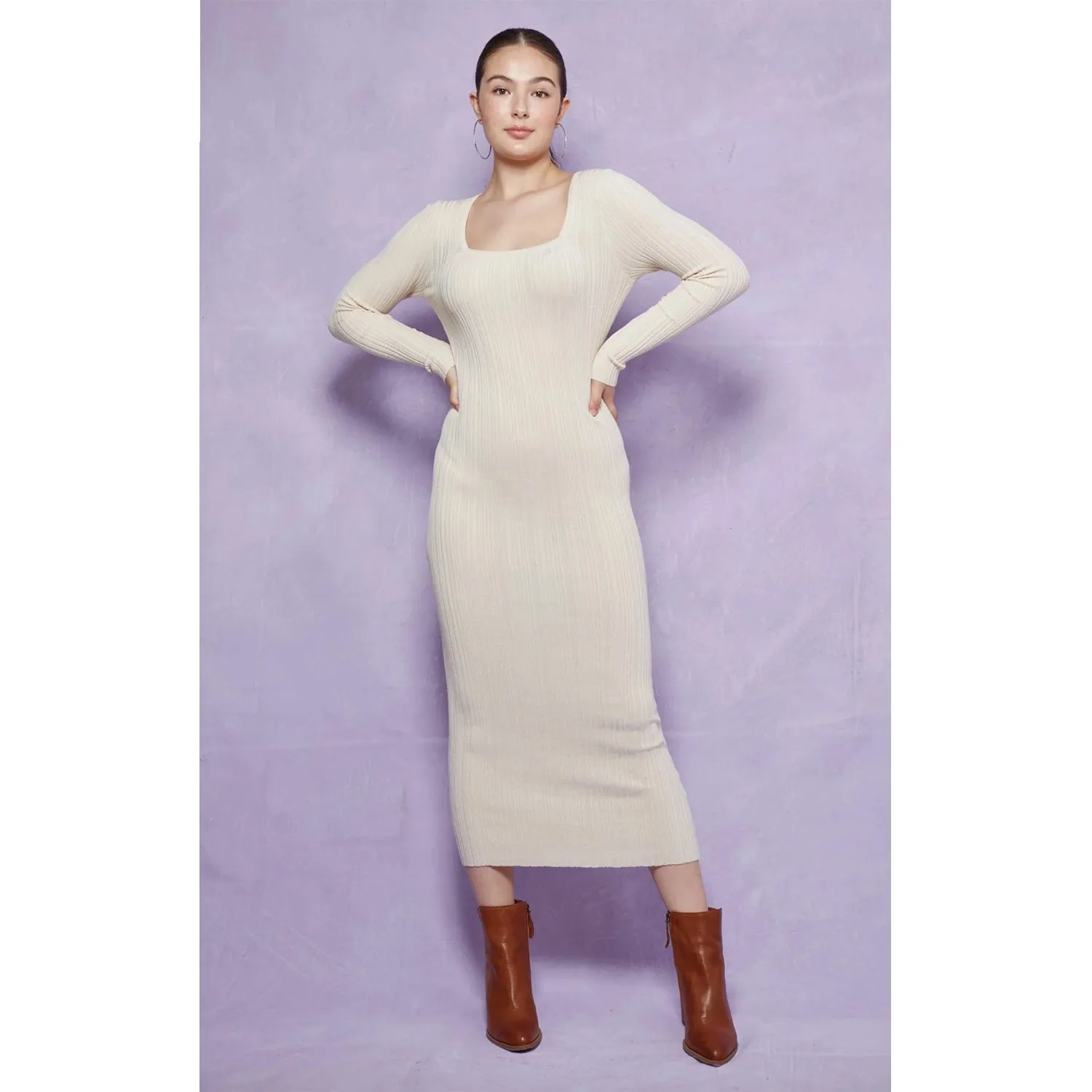 Dress Knit Twiggy - Vanilla