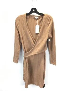 Dress Sweater By Clothes Mentor In Brown, Size: S